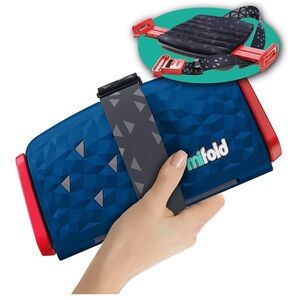 Mifold travel compact portable booster car seat